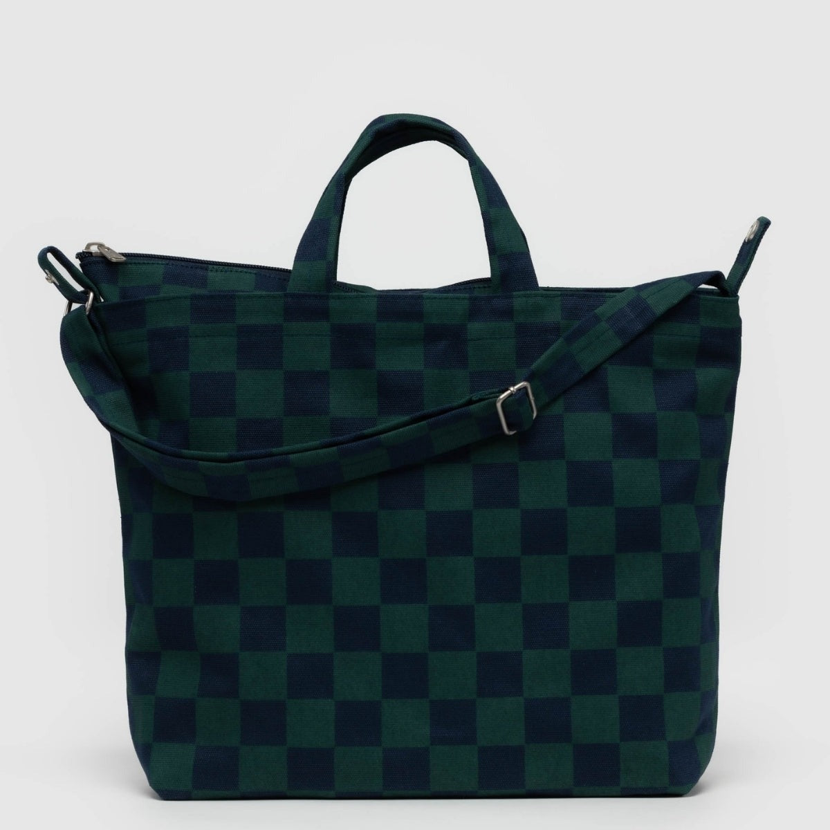 Duck ZIP horizontal Damier Vert Sac